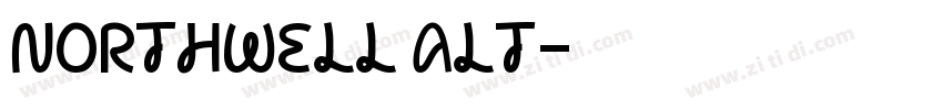 northwell alt字体转换